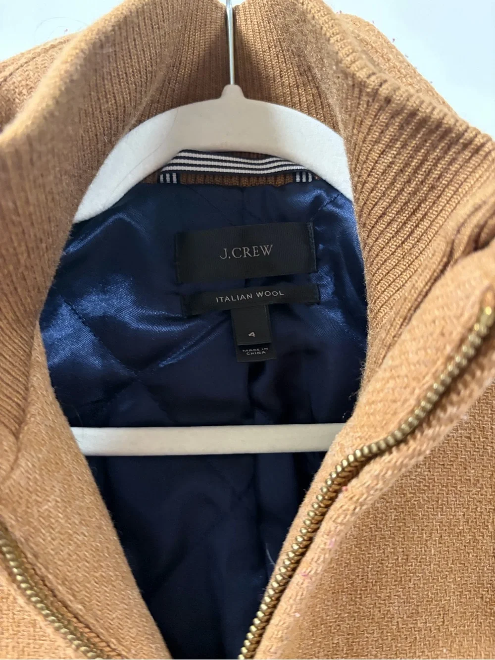 J. Crew Lodge coat in Italian stadium-cloth wool